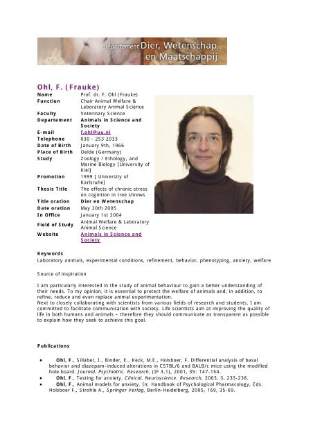 Ohl F Frauke