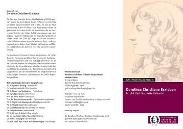 Dorothea Christiane Erxleben - Otto-von-Guericke-Universität ...