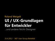 UI / UX-Grundlagen für Entwickler - Roland Weigelt