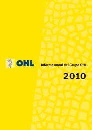 Informe anual del Grupo OHL - Grupo Villar Mir