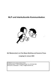 NLP und Interkulturelle Kommunikation - bei KRÖBER Kommunikation