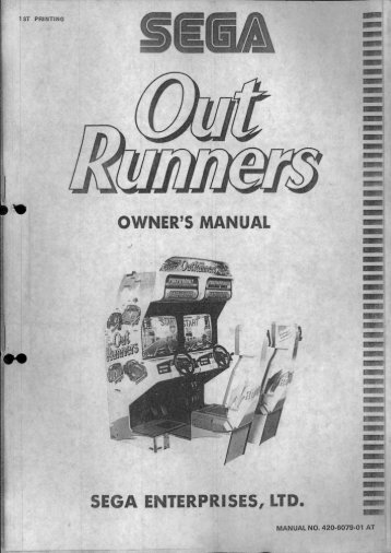 Owners Manual - The International Arcade Museum