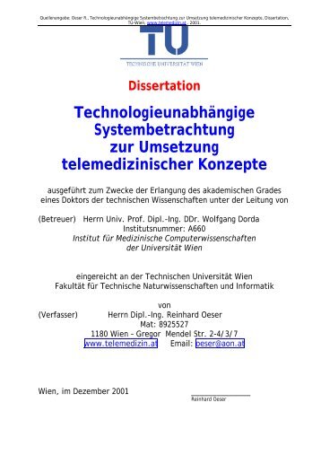 Dissertation - Originalfassung - Oeser GmbH