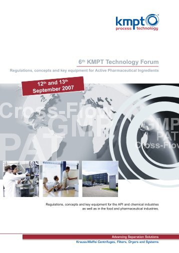 6th KMPT Technology Forum - HECHT Technologie GmbH