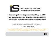 Nachhaltige Gewerbegebietsentwicklung in NRW