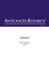 EXOF. INDEX - Anticancer Research