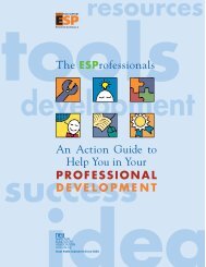 An Action Guide to Help You in Your The ESProfessionals - National ...