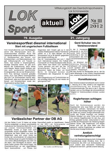 Lok_Sport_aktuell_III_12 - ESV Lok Berlin-Schöneweide eV