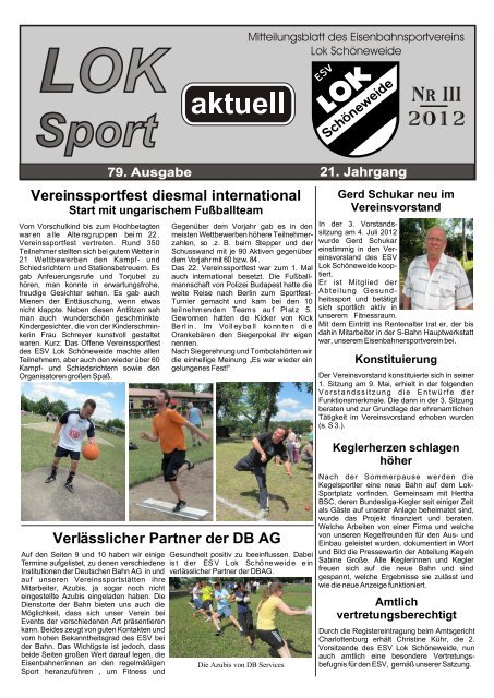 Lok_Sport_aktuell_III_12 - ESV Lok Berlin-Schöneweide eV