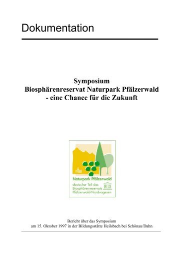 Dokumentation des Biosphären-Symposiums von Schönau im Jahr