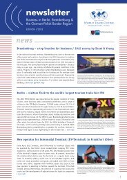 newsletter - World Trade Center - Frankfurt(Oder)