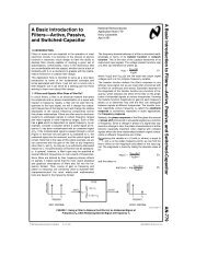 A Basic Introduction to Filters - Active, Passive and Switched-Capacitor