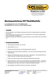 CFC FlachGlasFolien Montageanleitung