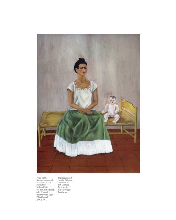 Frida Kahlo Autorretrato sentada en la cama o Yo ... - Swiridoff Verlag