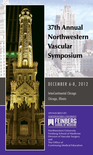 37th Annual Northwestern Vascular Symposium - Office of ...