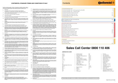 Sales Call Center 0800 110 406 Continental Tyres Sa Sales Call Center 0800 110 406 Continental Tyres Sa