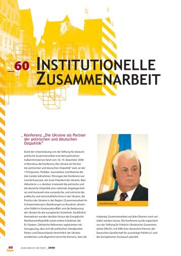 _60 INSTITUTIONELLE ZUSAMMENARBEIT