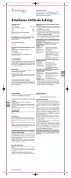 Botulismus-Antitoxin Behring - Immunisation