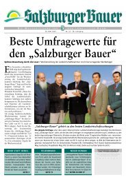 Der „Salzburger Bauer“ - Landwirtschaftskammer Salzburg