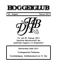 Ausgabe Februar 2011 - zum HC Schweinfurt