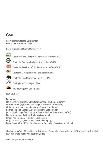 Heft 38 lesen und PDF-Download hier - GMIT