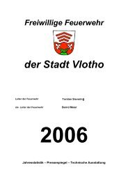 der Stadt Vlotho - Feuerwehr Vlotho - Hauptfenster