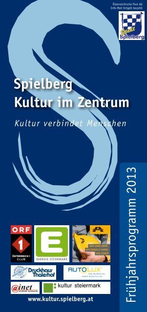 zum Folder - KULTUR IM ZENTRUM - Gemeinde Spielberg