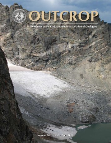 April 2011 - Rocky Mountain Association of Geologists