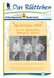 Mitteilungsblatt - Verbandsgemeinde Manderscheid