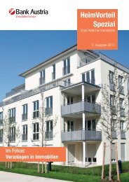 HeimVorteil Spezial - Bank Austria ImmobilienService
