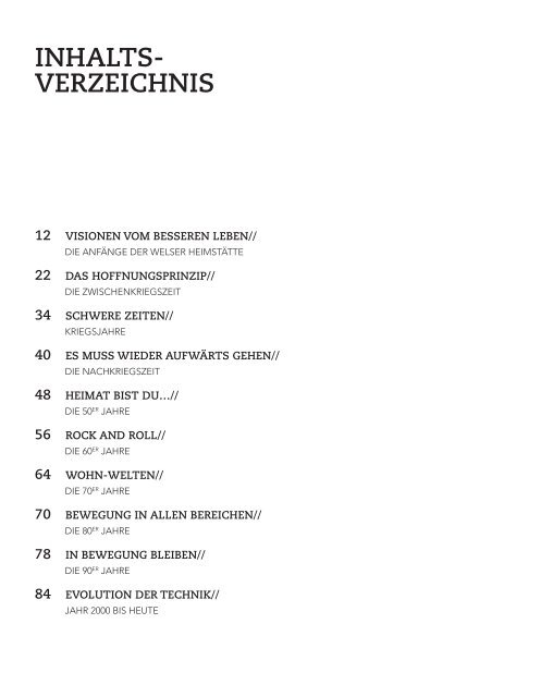 JAHRE DER MOBILITäT - Welser Heimstaette