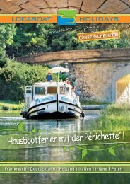 Hausbootferien mit der Pénichette - Locaboat