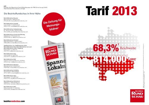 68,3%Reichweite - BezirksRundschau Oberösterreich