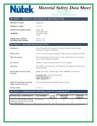 Simply Soy MSDS - Aircraft Spruce