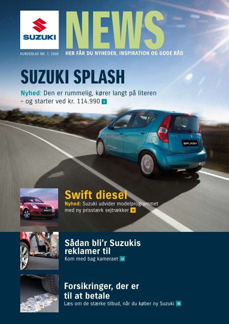 SUZUKI SPLASH - Suzuki.dk