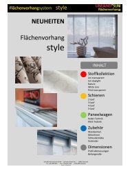 Flächenvorhangsystem - Unland GmbH