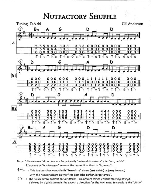 Nutfactory Shuffle CT Mountain Dulcimer