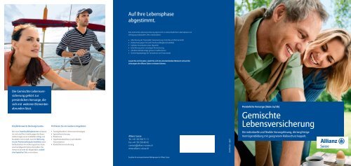 Gemischte Lebensversicherung - Allianz Suisse