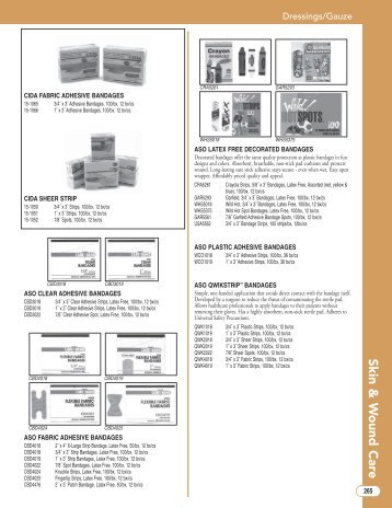 Skin & W ound Care - American Hospital Supply