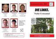 gemeinde nuthe-urstromtal - DIE LINKE. Teltow-Fläming