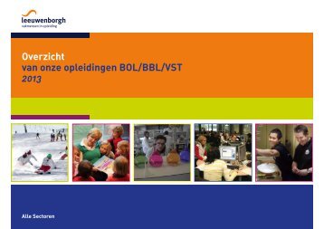 Klik op de brochure om deze te bekijken - Leeuwenborgh Opleidingen