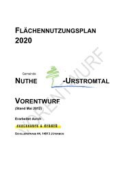 Umweltbericht - Gemeinde Nuthe-Urstromtal