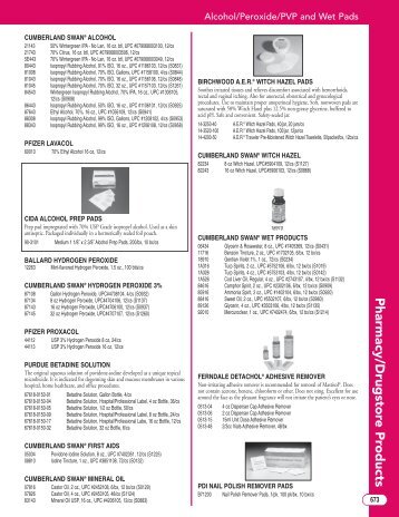 Pharmacy/Drugstore Products - American Hospital Supply