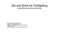 Richtige Ernaehrung - Fit For Fire Fighting