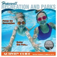 RecReation and PaRks - City of Hopewell