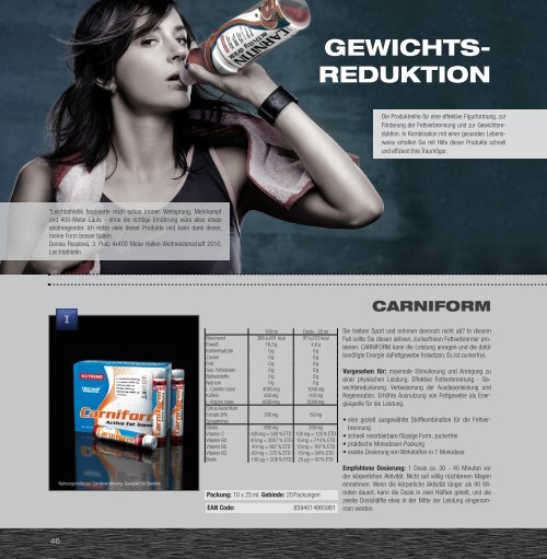 NUTREND Katalog 2011 - NUTREND Shop | Perfect Fitness GmbH.