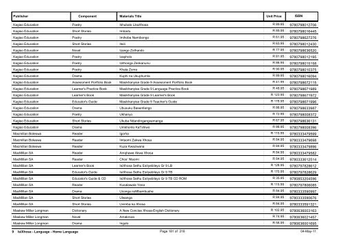 8-9 Senior Phase Catalogue Body