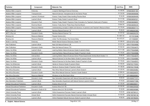 8-9 Senior Phase Catalogue Body