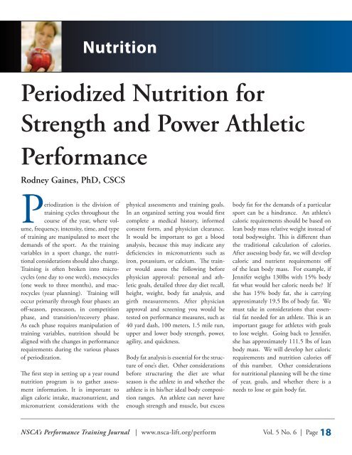 The difference in the nutritional needs of athletes and non
