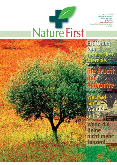 Nature First Kundenzeitung No.4 - bei Praxis Natur